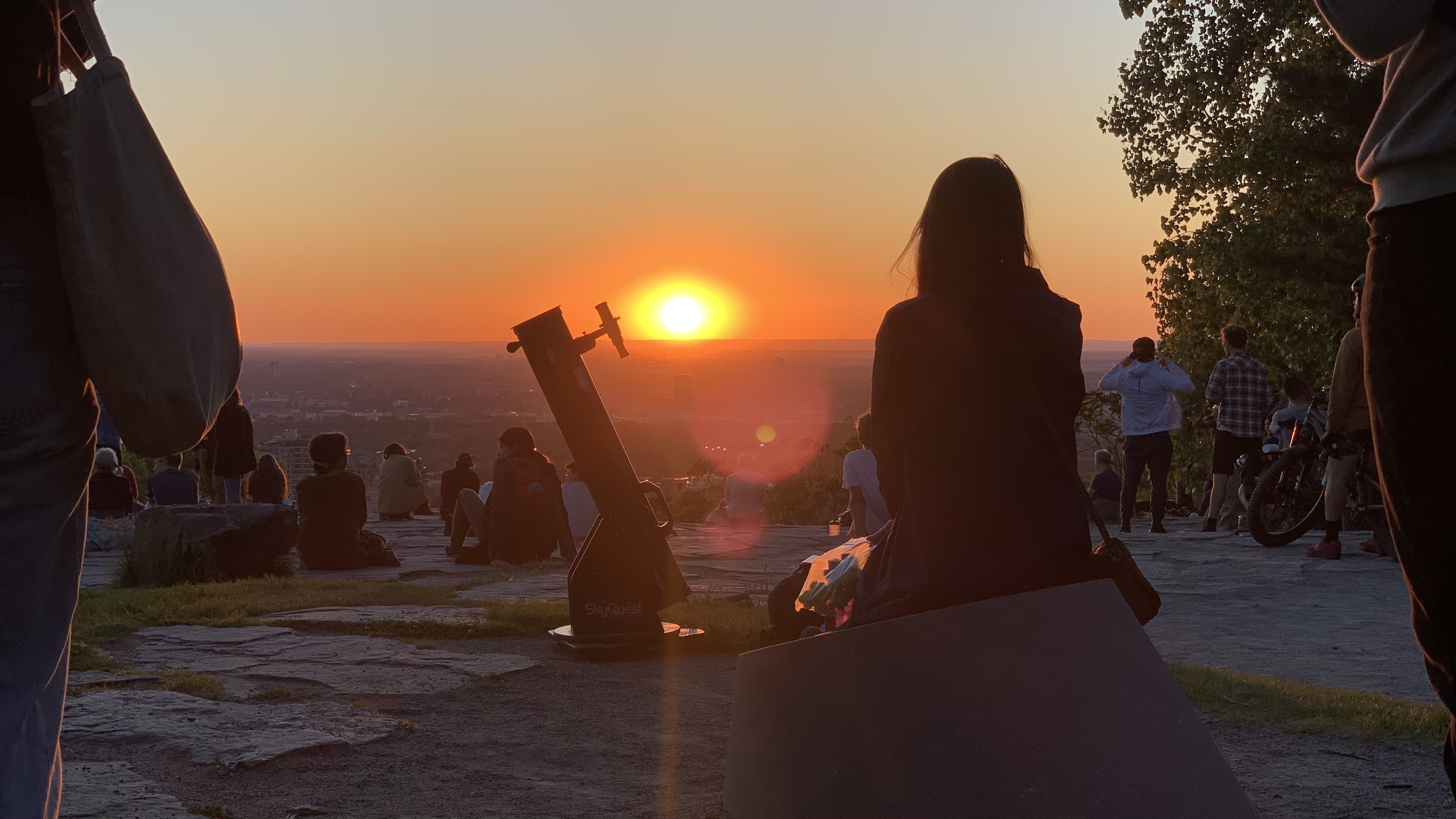 Sunset at Belvedere Outremont