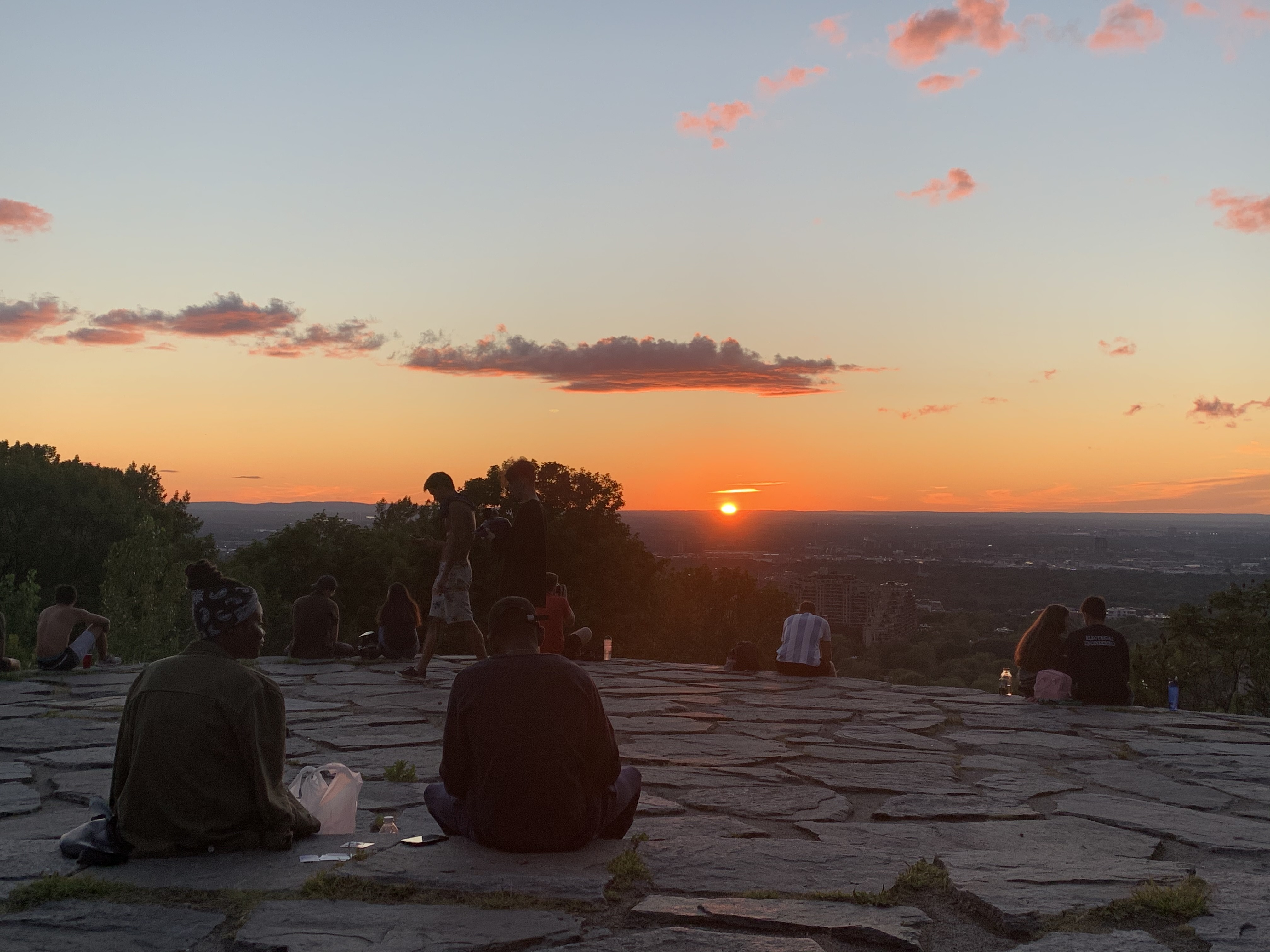 Sunset at Belvédère Outremont