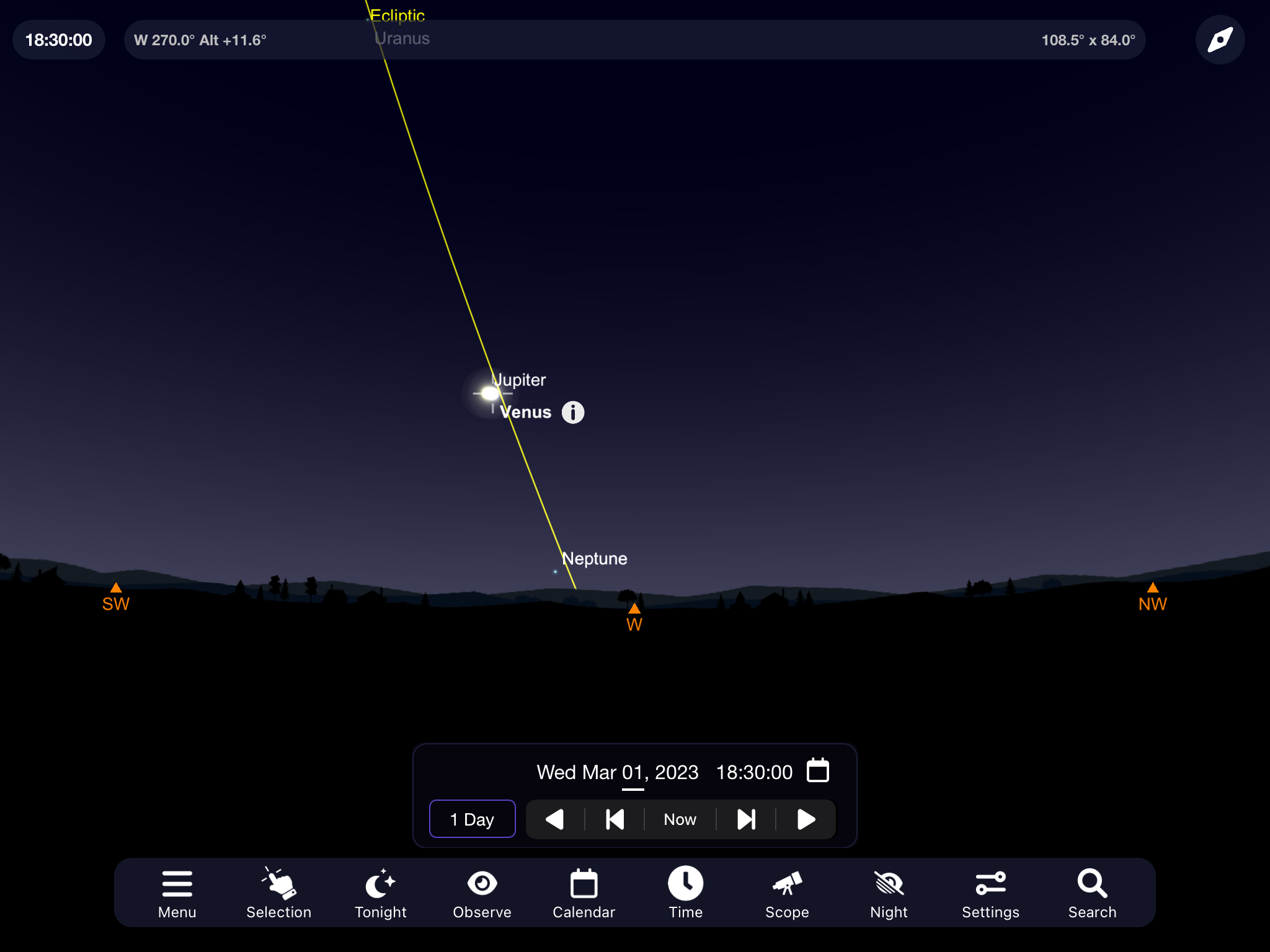Jupiter and Venus March 2023 conjunction