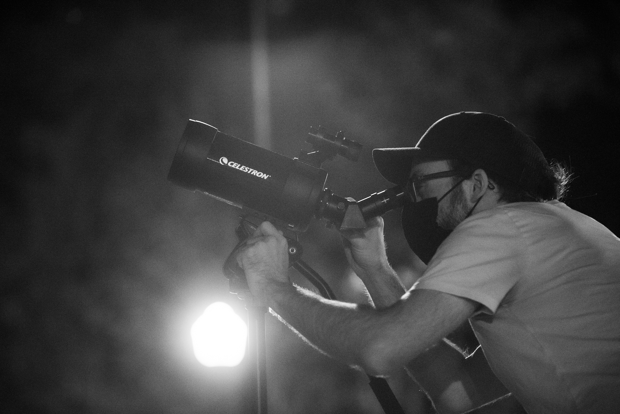 Celestron C90 Mak being used by Trevor
