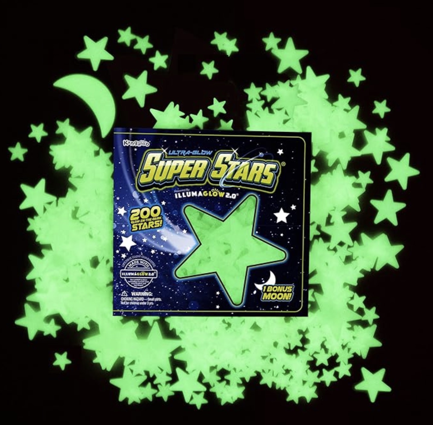 Glow in the dark stars